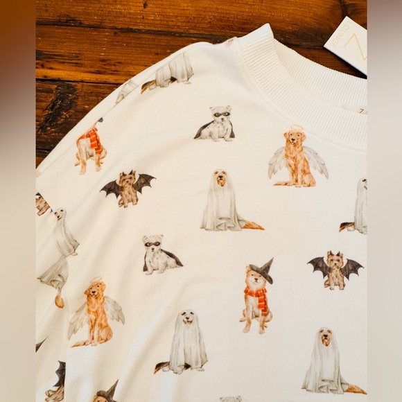 Z Supply White Animal Print Pajama Set - Picture 6 of 7